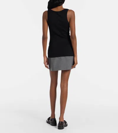 Prada Enamel-triangle Cotton Top