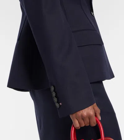 Stella Mccartney Wool Blazer In Blue