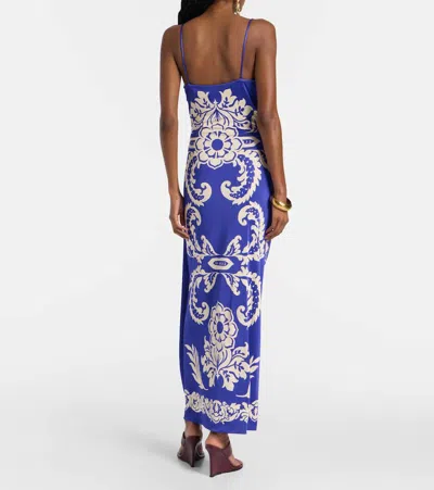 Etro Paisley-print Long Dress In Multi