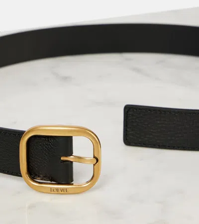 Loewe Women Rounded Leather Belt