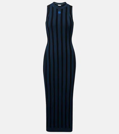ANAGRAM条纹加长连衣裙