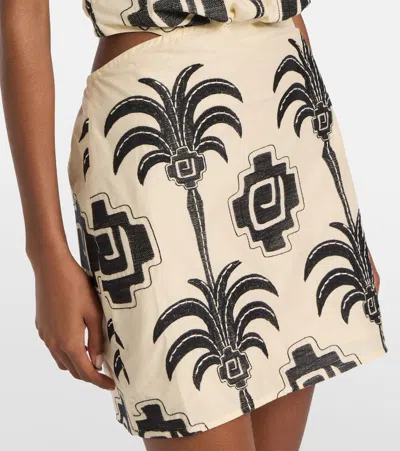 Johanna Ortiz Pintaderas Halter Neck Mini Dress In Multi