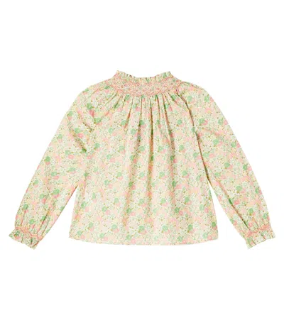 Bonpoint Cotton Pétale Blouse In Neutral