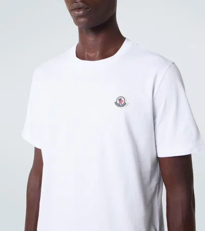 Moncler Logo-patch T-shirt Pack In White