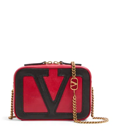 Valentino Garavani Superstar Chain Belt Bag In Red