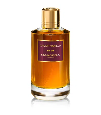 Mancera Unisex Xplicit Vanilla Edp Spray 4.0 oz Fragrances 3760265195053 In Orange