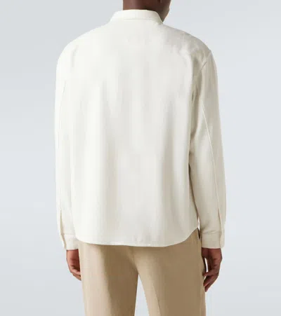 Frame Mens Textured Long-sleeve Shirt