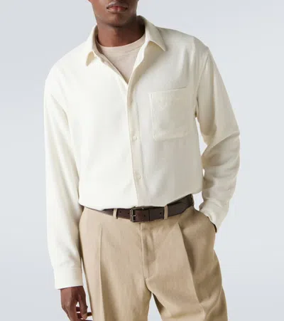 Frame Mens Textured Long-sleeve Shirt