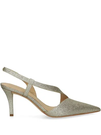 Michael Michael Kors 80mm Jaida Pumps In Metallic