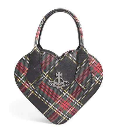 Vivienne Westwood Borsa A Mano Josephine Heart In Similpelle Stampata Donna