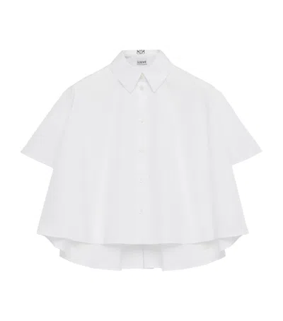 Loewe Trapeze Shirt In White