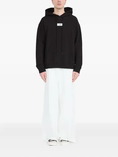 Mm6 Maison Margiela Relaxed Fit Crew Neck Sweatshirt With Ribbed Detailing In Multi