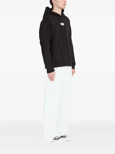Mm6 Maison Margiela Relaxed Fit Crew Neck Sweatshirt With Ribbed Detailing In Multi