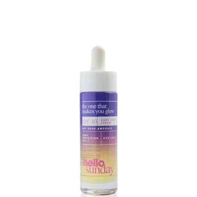 Hello Sunday Unisex 1.1oz The One That Makes You Glow Dark Spot Serum Spf 40 In Multi