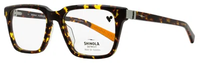 Shinola Sh15000 Flexon Rectangular Frames Eyeglasses