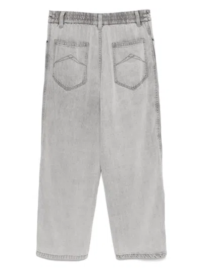 Croquis Drawstring Zip-up Jeans