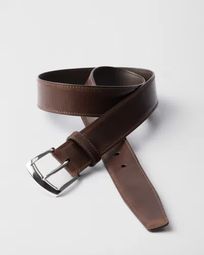 Prada Leather Belt Strap