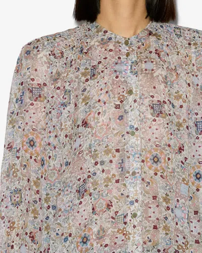 Isabel Marant Étoile Isabel Marant Etoile Grey Viscose Shirt In Purple