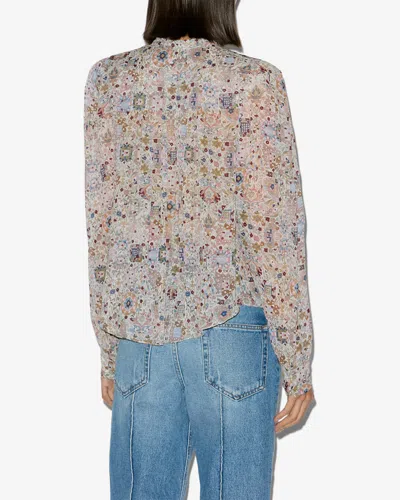 Isabel Marant Étoile Isabel Marant Etoile Grey Viscose Shirt In Purple