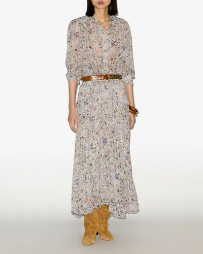 Isabel Marant Étoile Isabel Marant Etoile Grey Viscose Shirt In Purple