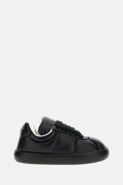 Marni Puffy Low-top Lace-up Sneakers In Black