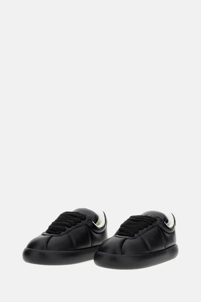 Marni Puffy Low-top Lace-up Sneakers In Black
