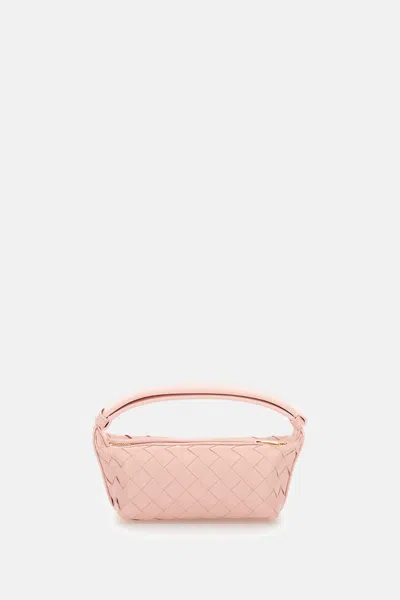 Bottega Veneta Women Mini Wallace Handbag In Pink