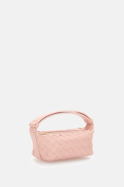 Bottega Veneta Women Mini Wallace Handbag In Pink