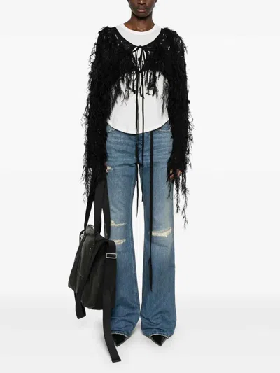 Ann Demeulemeester Jeans With Belt Loops In Blue