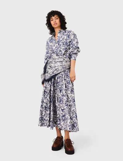 Maje Long Patterned Blouse