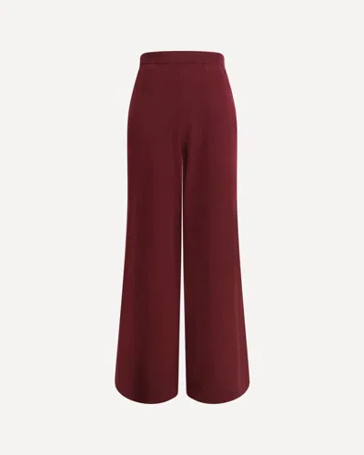 Brunello Cucinelli Wool Pants In Red