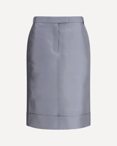 Thom Browne Midi Skirt In Gray