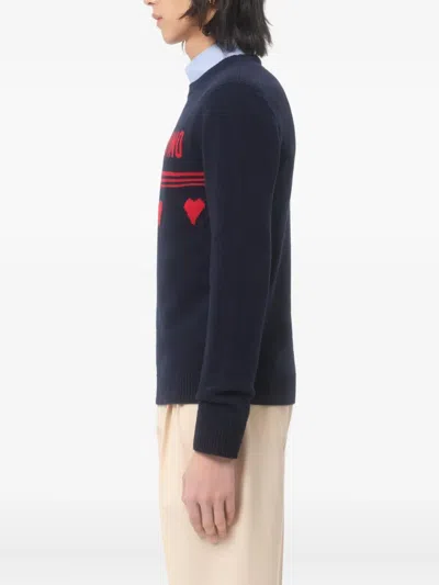 Valentino Wool Sweater Heart Motif