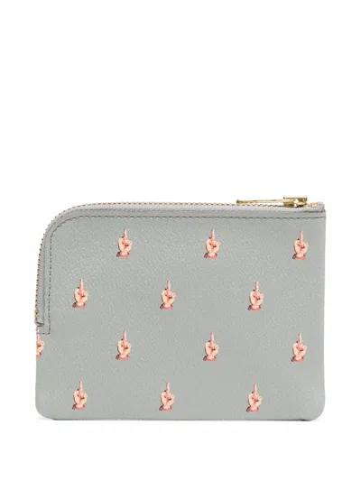 Undercover Graphic-print Wallet In Gray