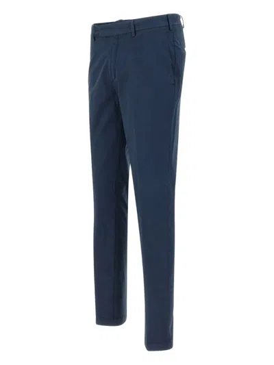 Devore Belt-loops Trousers In Blue