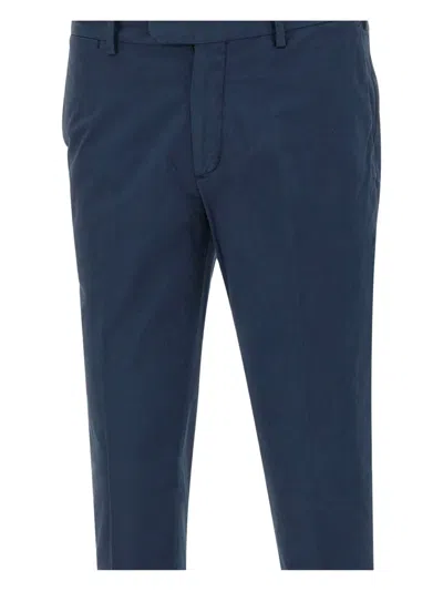 Devore Belt-loops Trousers In Blue