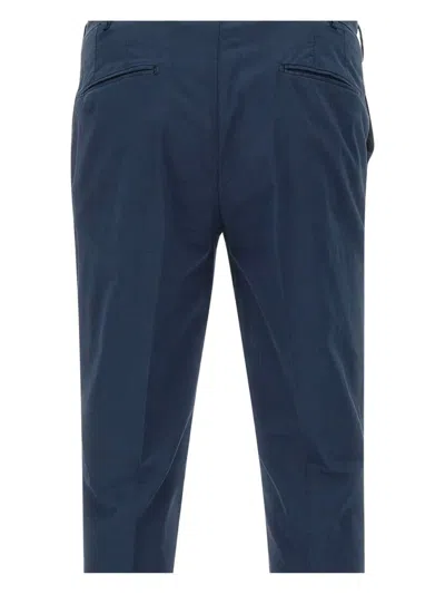 Devore Belt-loops Trousers In Blue