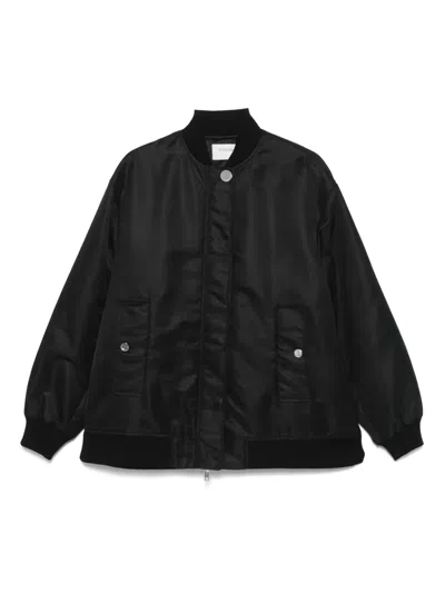 Sportmax 'agape' Bomber Jacket In Black