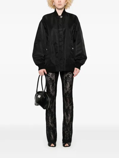 Sportmax 'agape' Bomber Jacket In Black
