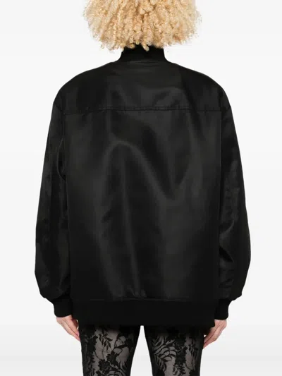 Sportmax 'agape' Bomber Jacket In Black