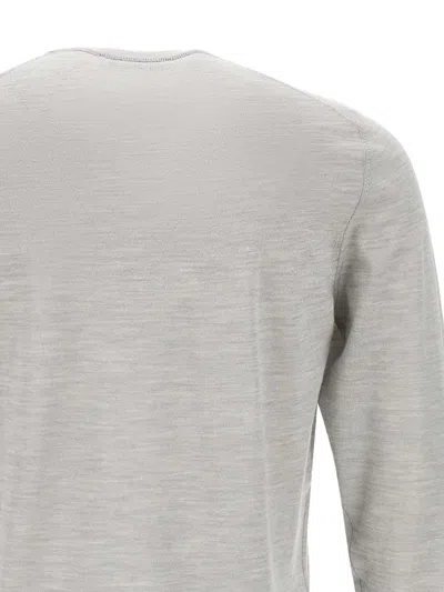 Filippo De Laurentiis Crew-neck Long-sleeve Sweater In Gray