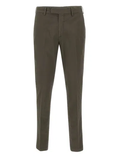 Devore Tailored Trousers In Brown