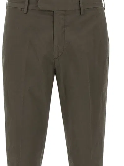 Devore Tailored Trousers In Brown