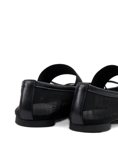 Mm6 Maison Margiela Mm6 By Maison Margiela "anatomic" Ballet Flats – Black In Black