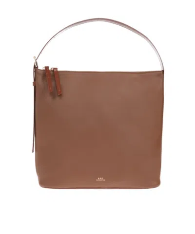 Apc A.p.c. Vera Leather Bag With Adjustable Strap
