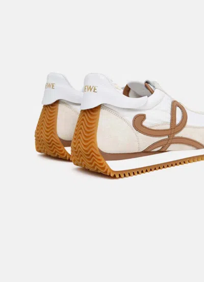 Loewe Flow Runner Leather-trimmed Shell And Suede Sneakers
