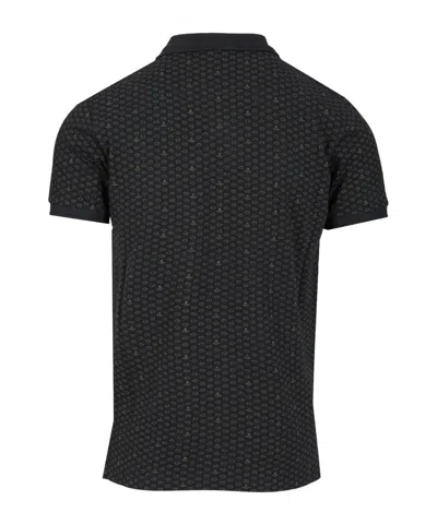 Vivienne Westwood Polo In Piquet Stampato   Uomo In Black