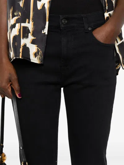 7 For All Mankind Relaxed Skinny Jeans In Black