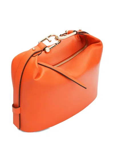 Furla Medium Nuvola Shoulder Bag In Orange