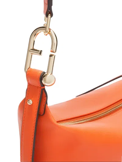 Furla Medium Nuvola Shoulder Bag In Orange